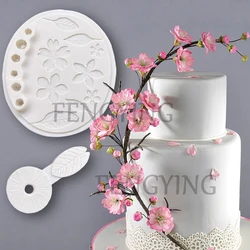 Flower Cherry Blossom Silicone Mold Sugarcraft Chocolate Cupcake Baking Mold Fondant Cake Decorating Tools