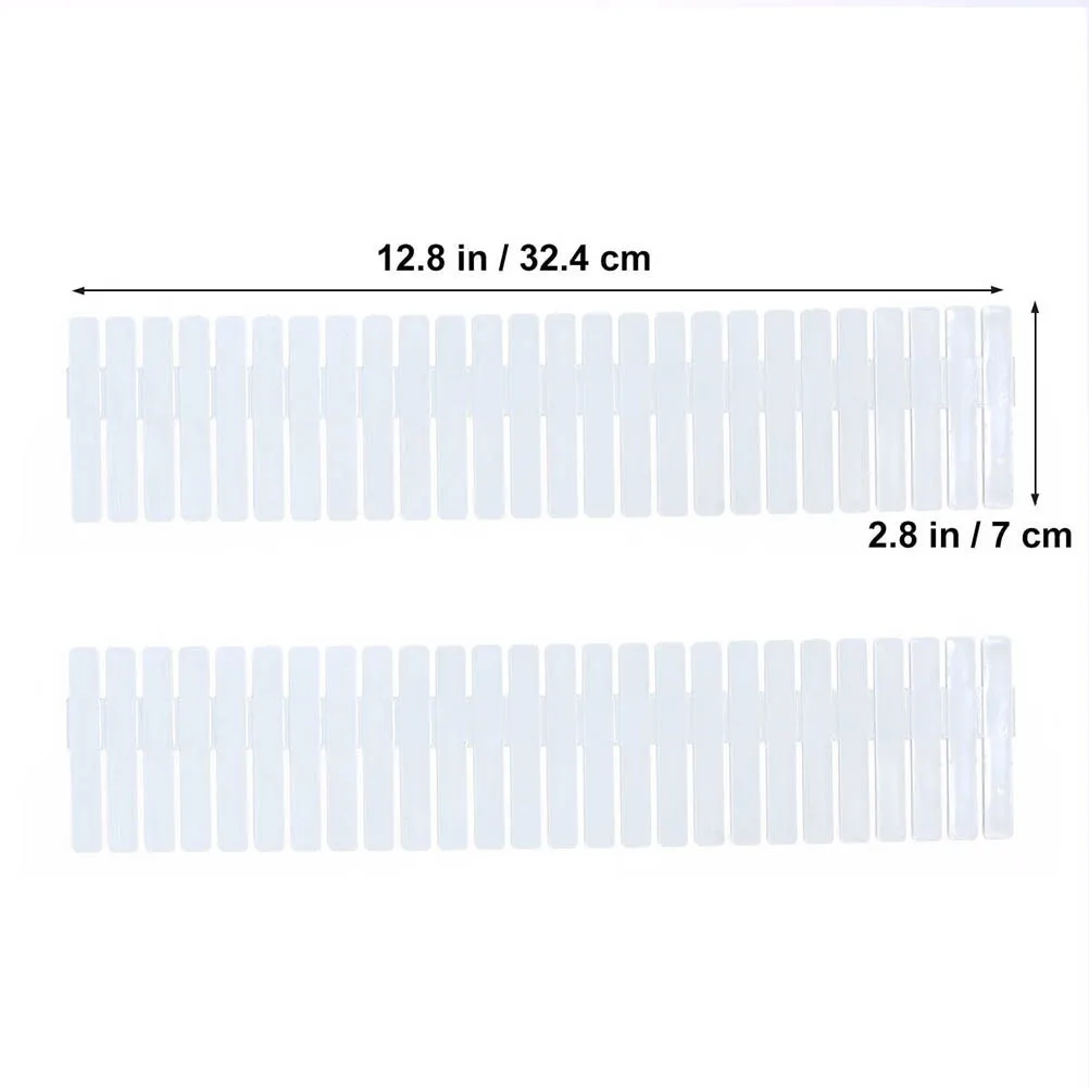 8 قطعة فواصل منظم للأدراج متعددة الاستخدامات لإكسسوارات الملابس أدوات مكتبية للمكياج فواصل أدراج تخزين مجانية