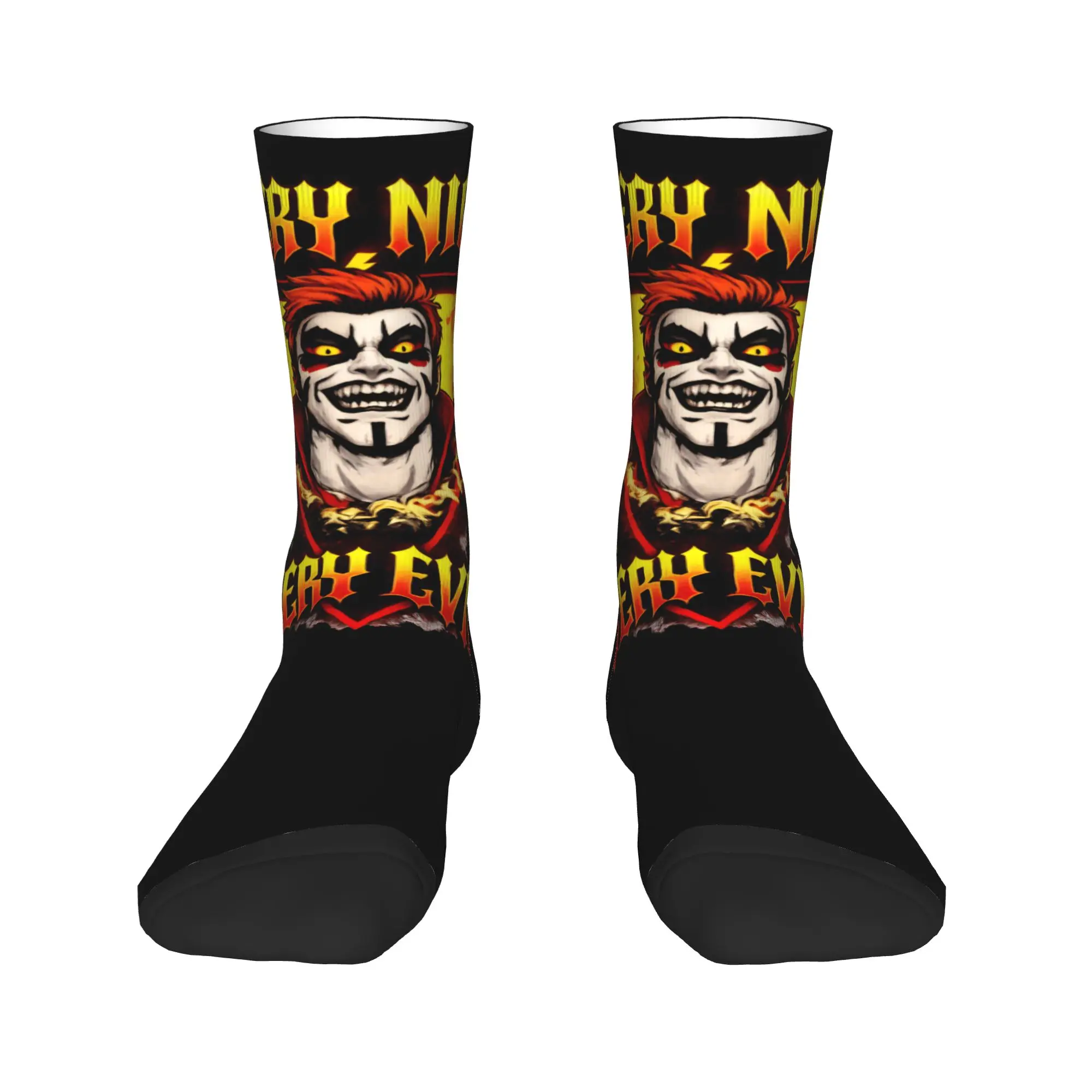 

Носки Danhausen Very Nice Very Evil, забавные носки, мужские мягкие носки для скалолазания, осенние противоскользящие носки с узором