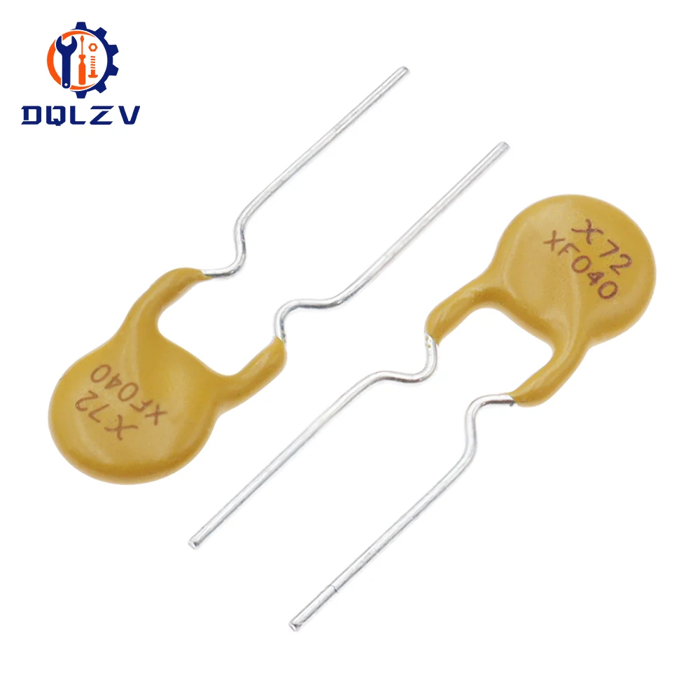 72V 0,4A 400MA PPTC rücksetzbare Sicherung RXEF040 XF040 Rastermaß 5mm