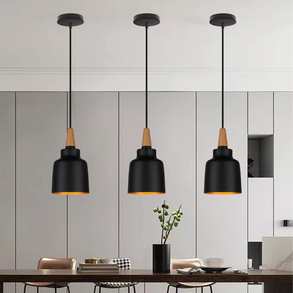 Vintage Pendant Light Retro Loft Pendant Lamp Retro Hanging Lamp Lampshade for Kitchen Dining Living Room Bedroom Home Lighting