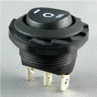 

circular rocker switch KCD8 A1 KCD8 12 6A 3 feet 3 files