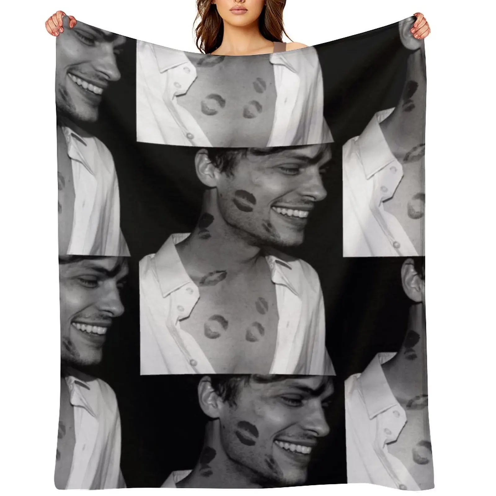 

XOXO goob Throw Blanket Single Vintage Soft Plaid Blankets For Sofas Blankets