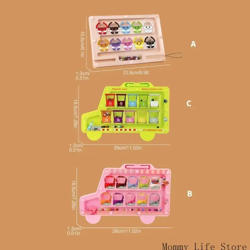 Crianças MAZE MAZE MAZE Puzzle Puzzle Toy Classing Game Fine Motor Toy