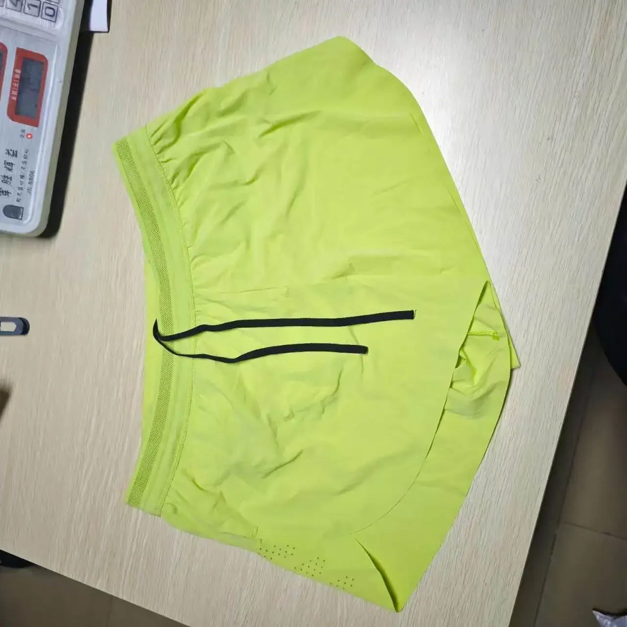 2026Mesh sports shorts men's and women's same marathon quick-drying racing three-point training lined fanny pack pants YYS2003