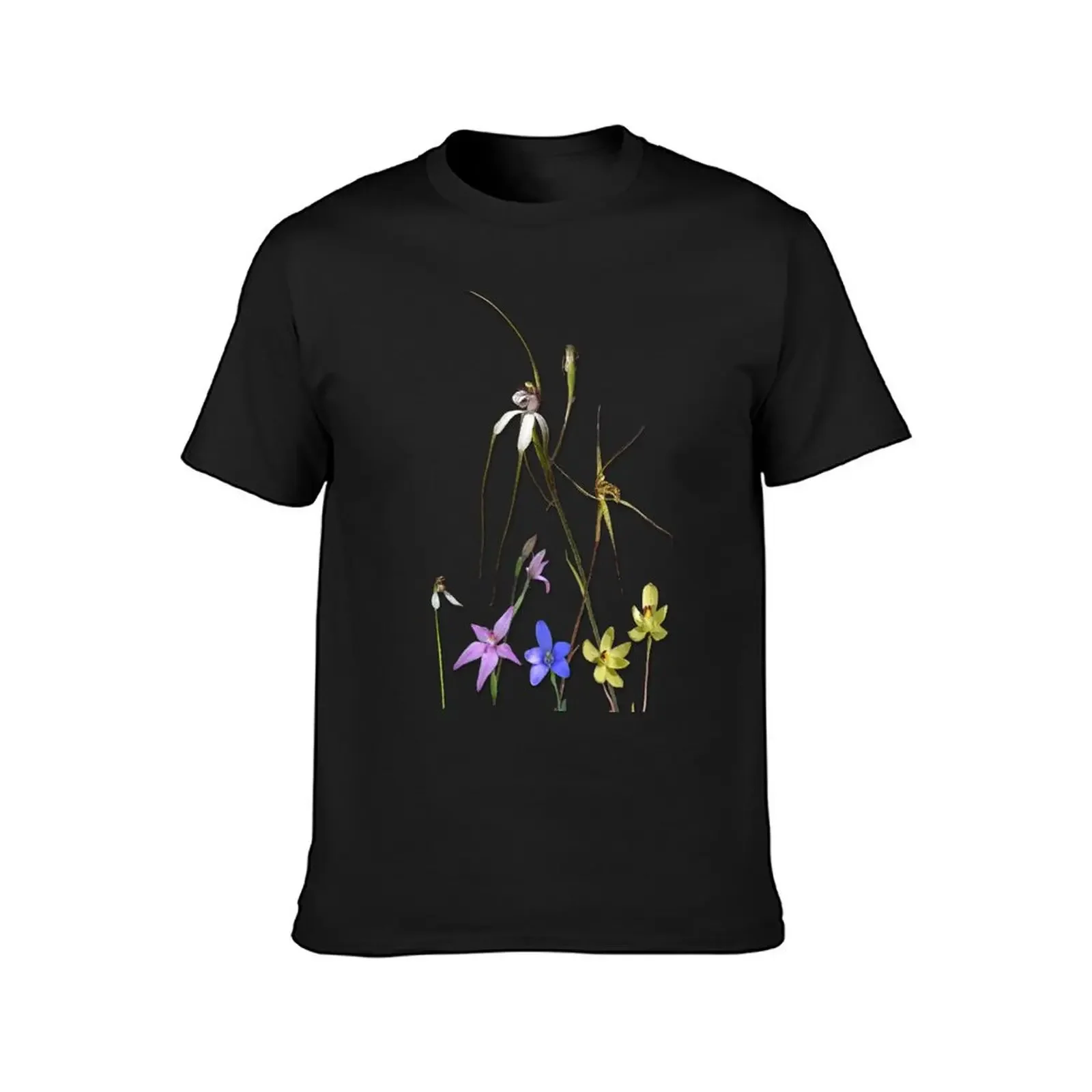 Orchids of Australia 7 Native orchids of Western Australia T-Shirt quick-drying kawaii clothes man clothes mens t shirts pack