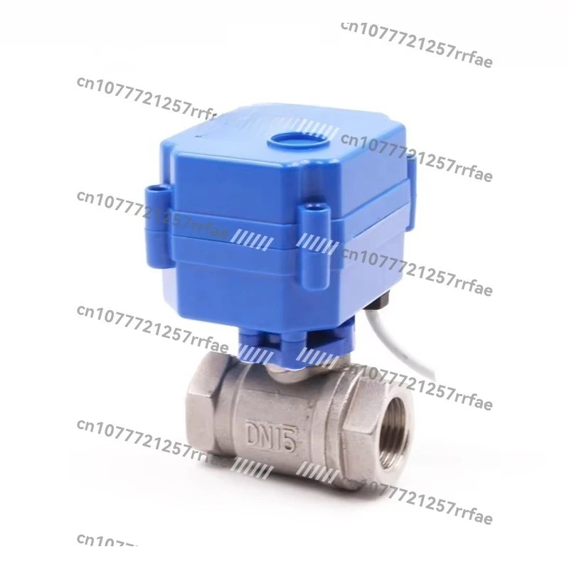 Stainless Steel Brass, Electric Flow Control Valve  Electric Actuator Ball220 v
