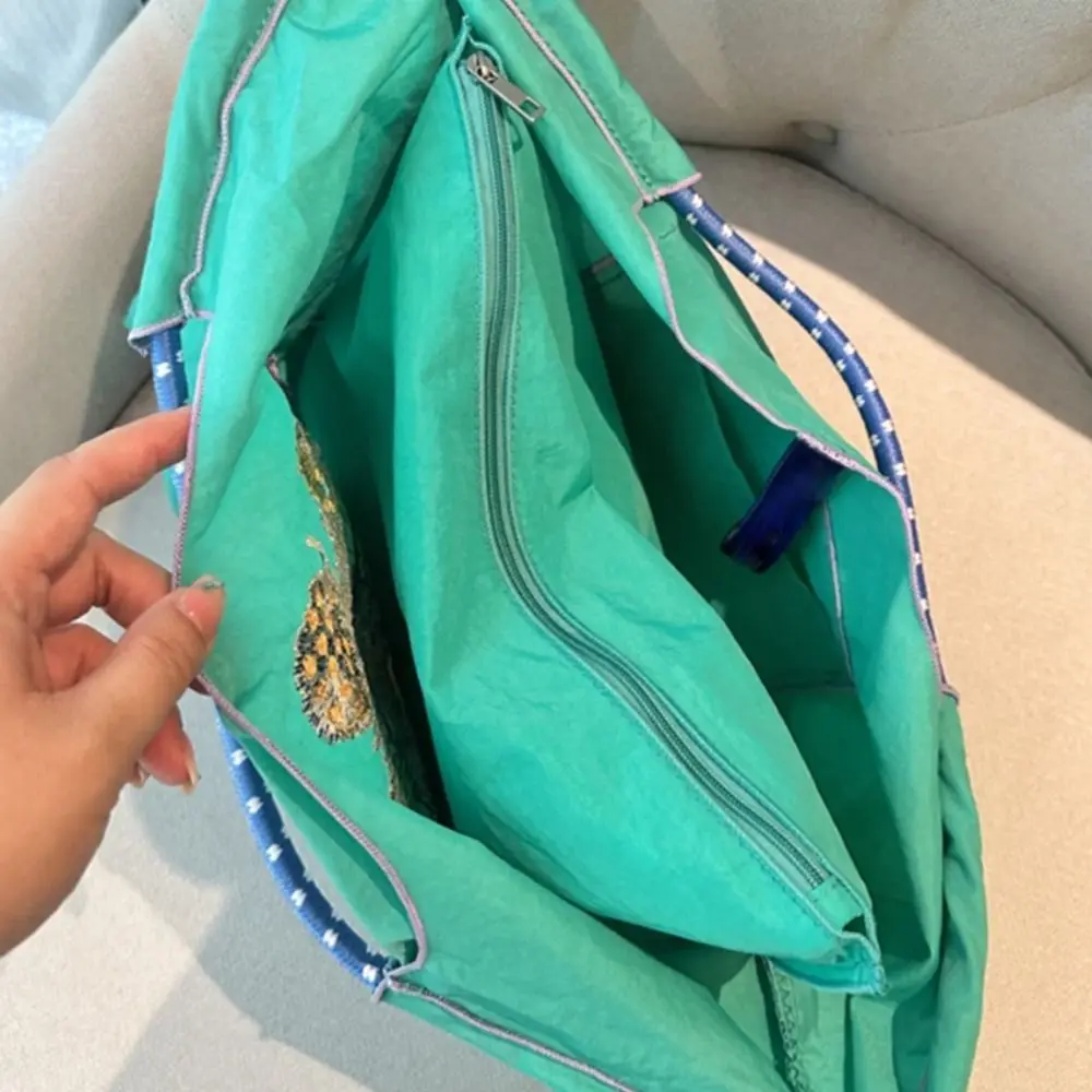 Solid Color Zipper Bag Organizer for Bag Storage Bag Large Capacity Liner Bag Purse Insert Handbag Liner Bag Inner Bladder Bag