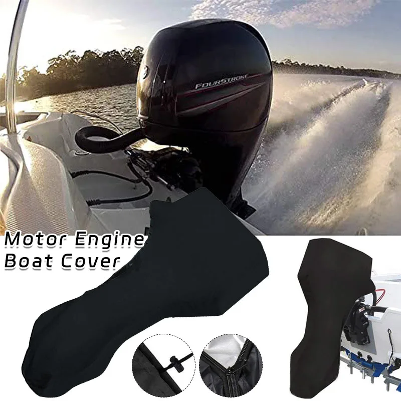 Motor Engine Boat Cover Anti Half Outboard UV Oxford Waterproof Protector Dustproof Air Antigores Yacht Marine 420D 6-225HP