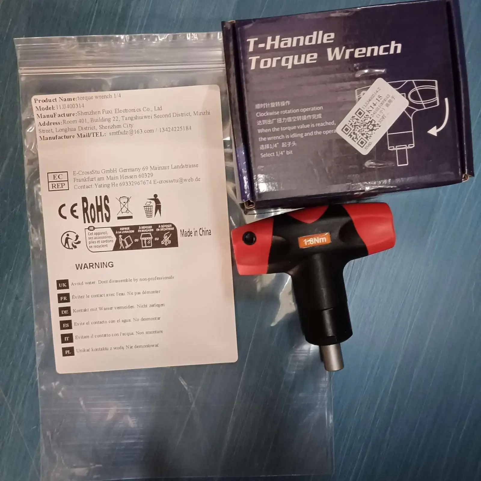 1.8Nm/2.5Nm لمقبض T المهنية مفتاح العزم المسبق آمن وسريع عرافة المقبس مفتاح العزم مناسبة لفوهة الطابعة ثلاثية الأبعاد