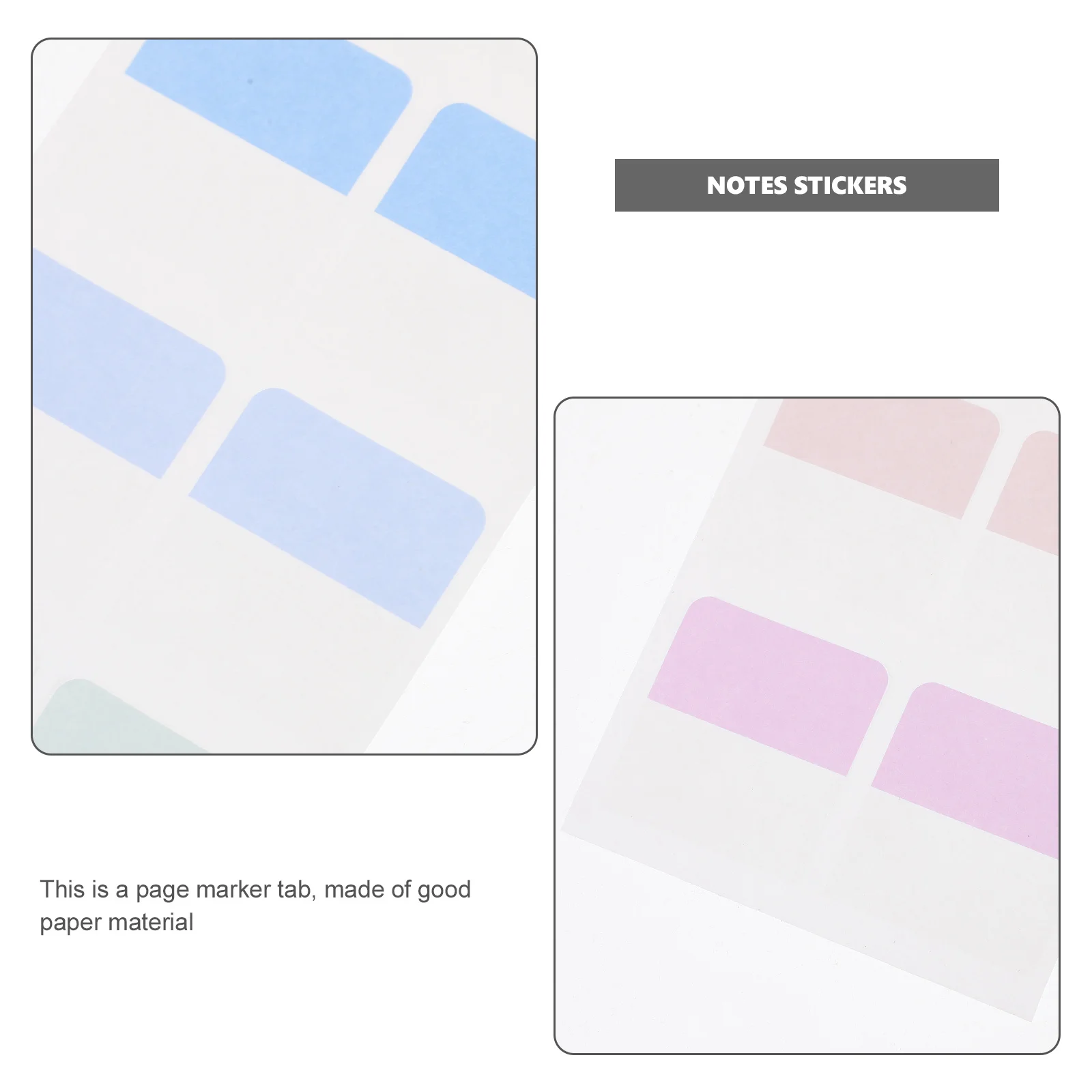 

640Pcs Sticky Page Tabs Notes Stickers Writable Page Markers for School Office Book Annotation Supplies Colorful Tabs Reading