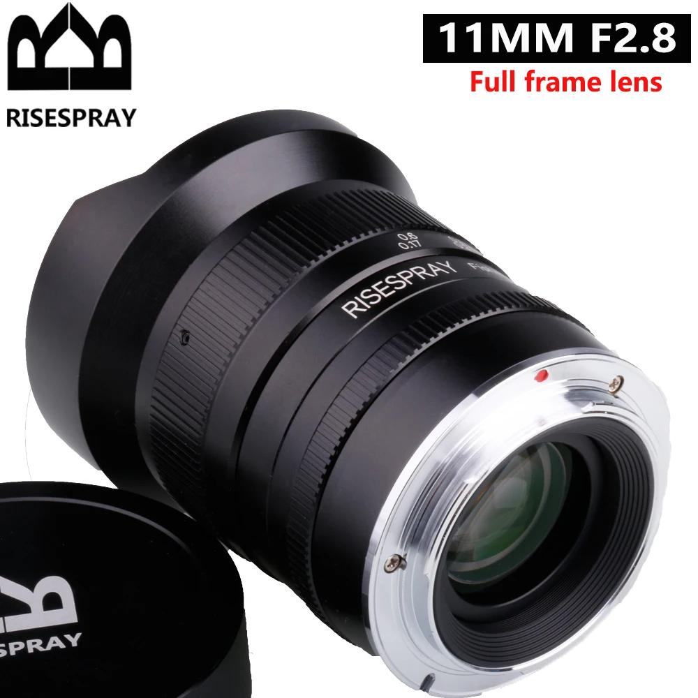 New RISESPRAY 11mm F2.8 Full Fame Fisheye Manual Metal Camera Lens for Canon RF/RP/R5/R5C/R6/R6II