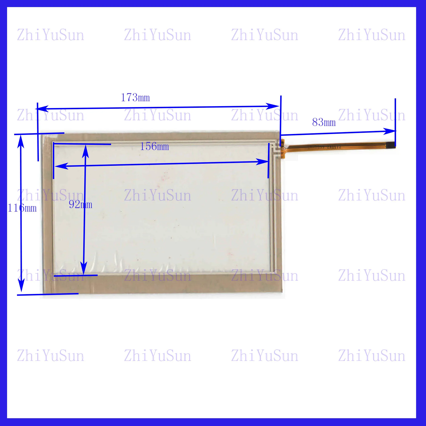 173*116mm four  KDT-7599 wire vehicle industrial control universal  handwriting external 173*116