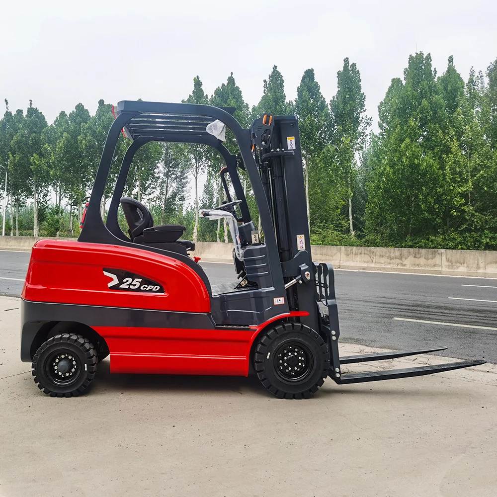 Wysokowydajny wózek widłowy elektryczny z baterią litową, wózek widłowy elektryczny 2T 3 tony, maszyna do załadunku dla Kanady