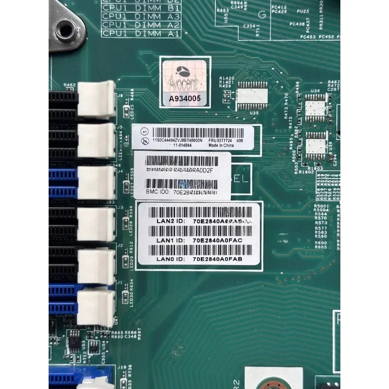 Parts for Lenovo RD540 RD640 server main board Support V2 03T7724 SX52600V2 11014844
