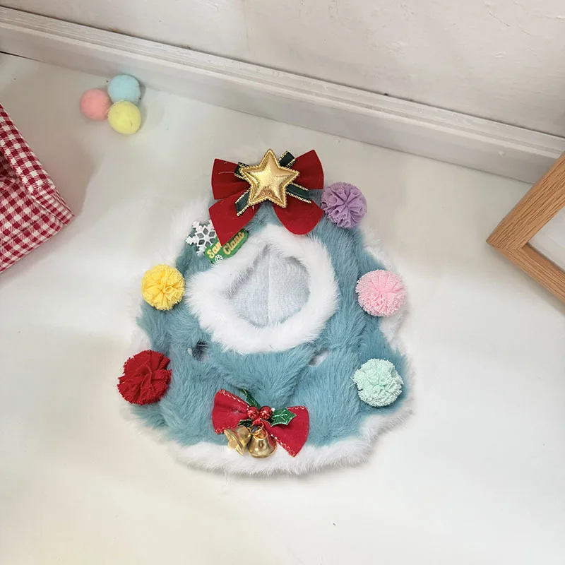 

15/17cm Labubu Doll Clothes Christmas Onesie With Colorful Balls Bell For 1st-3rd Gen Keychain Plush Dolls Exquisite Gift