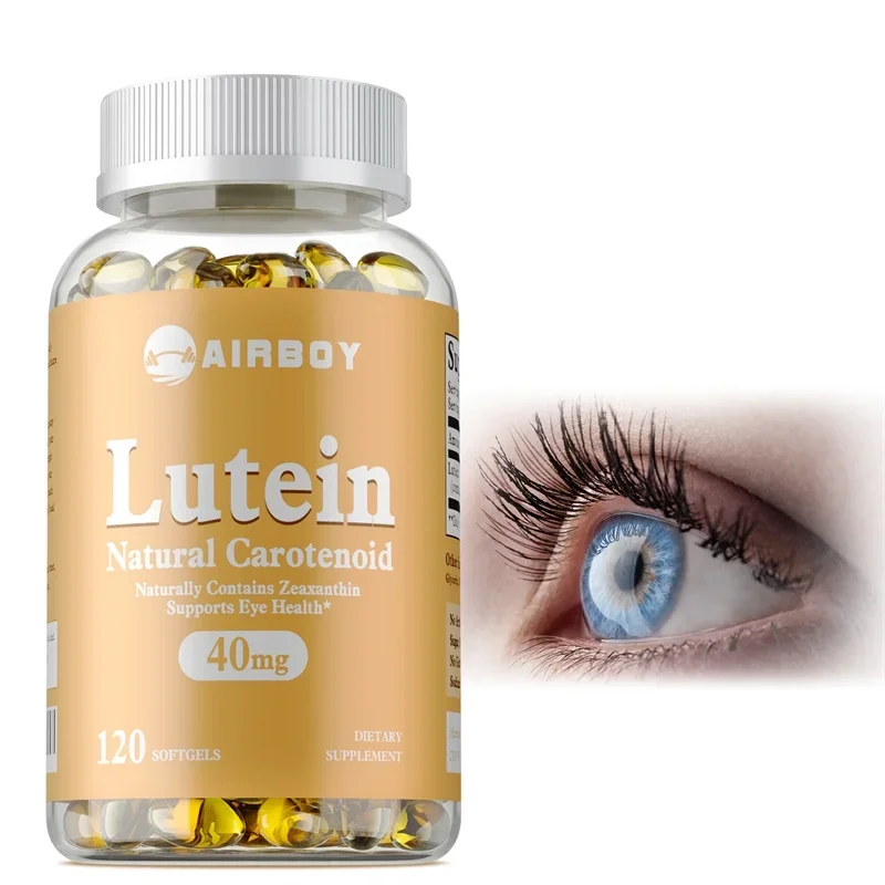 Lutein Natural Carotenoid - Contains Zeaxanthin To Help Promote Eye & Vision Health and Antioxidant, Suitable for Men and Women