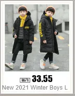 2026 Fashion Winter Duck Down Jacket for Big Boy Children Wear Parka Garments Clothes Thickened Hooded Feather Coat Clothing 6-1