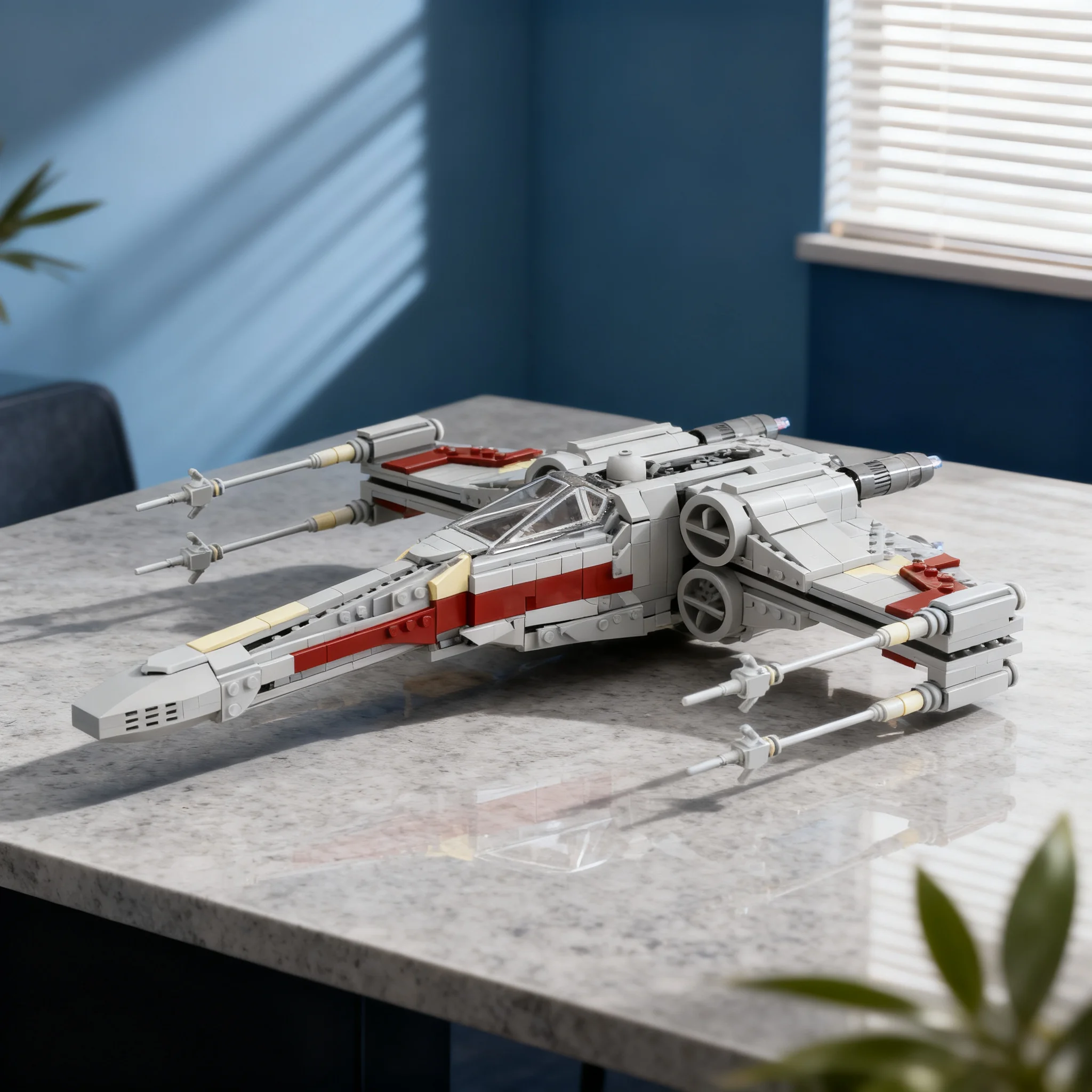 1045pcs MOC Xwing Space Fighter Smart Star Battle Model Building Blocks Construction Toys Christmas Gifts Assemble Creative Idea
