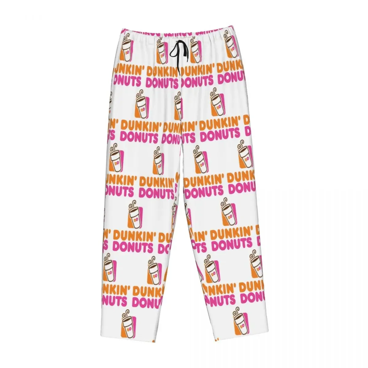 

Custom Dunkin Donuts Women Pajama Pants Lounge Sleep Sleepwear Bottoms with Pockets