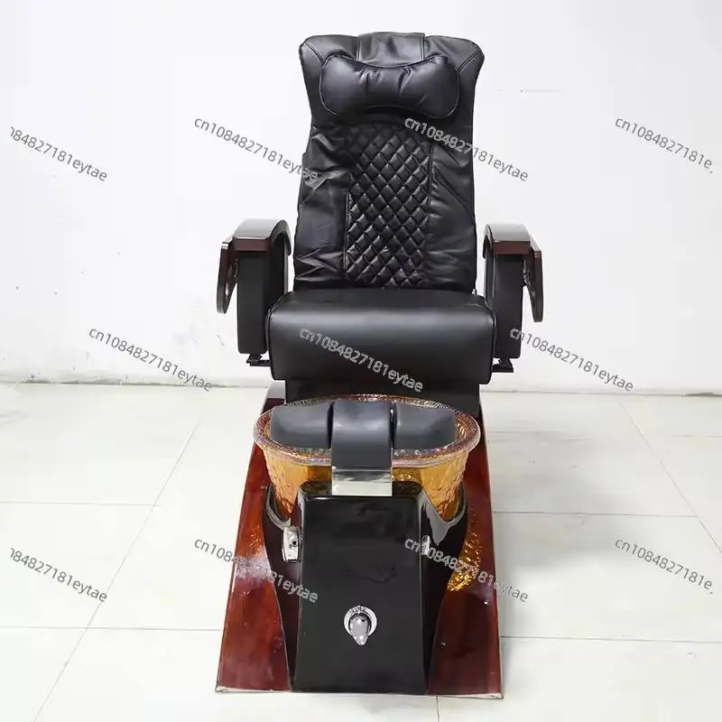 Electric Foot Massage Chair Retro Sofa Can Lie Foot Bath Spa Stool Manicure Meijie Shop Manicure Bed Massage ChairHot Salescheap