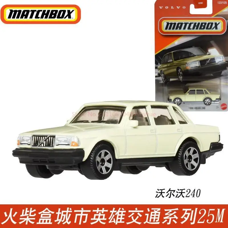 오리지널 재고 25M 매치박스 자동차 1/64 시티 히어로 레인지로버 포드 앵글리아 BMW 차량 모델 장난감 수집용 자동차 소년 생일 선물