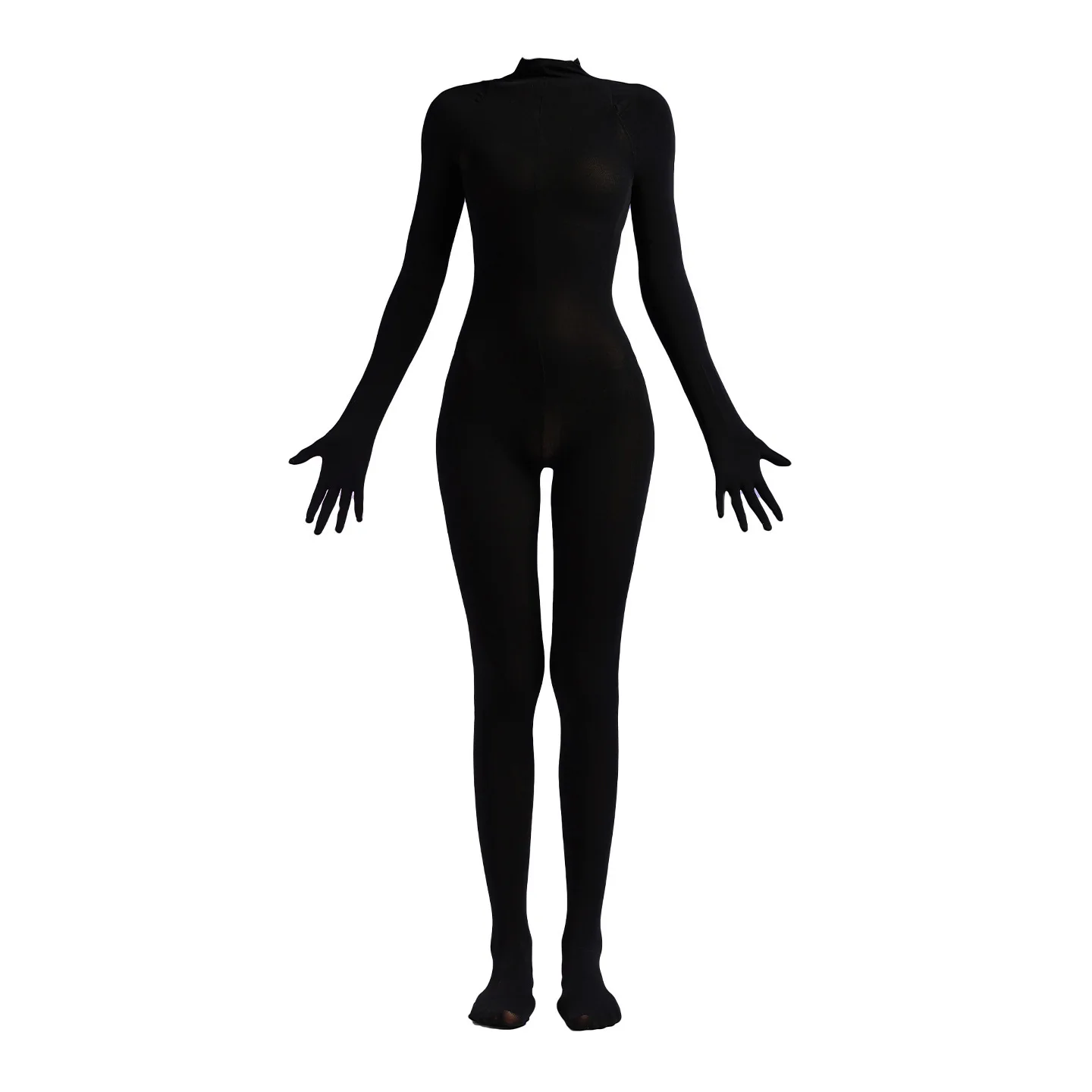 

Plus Size Smooth Bodysuits Velvet Five-Toe Full-Coverage Pantyhose Unisex Sexy Seamless Tight Solid Color Bodysuits Elegant R8YJ