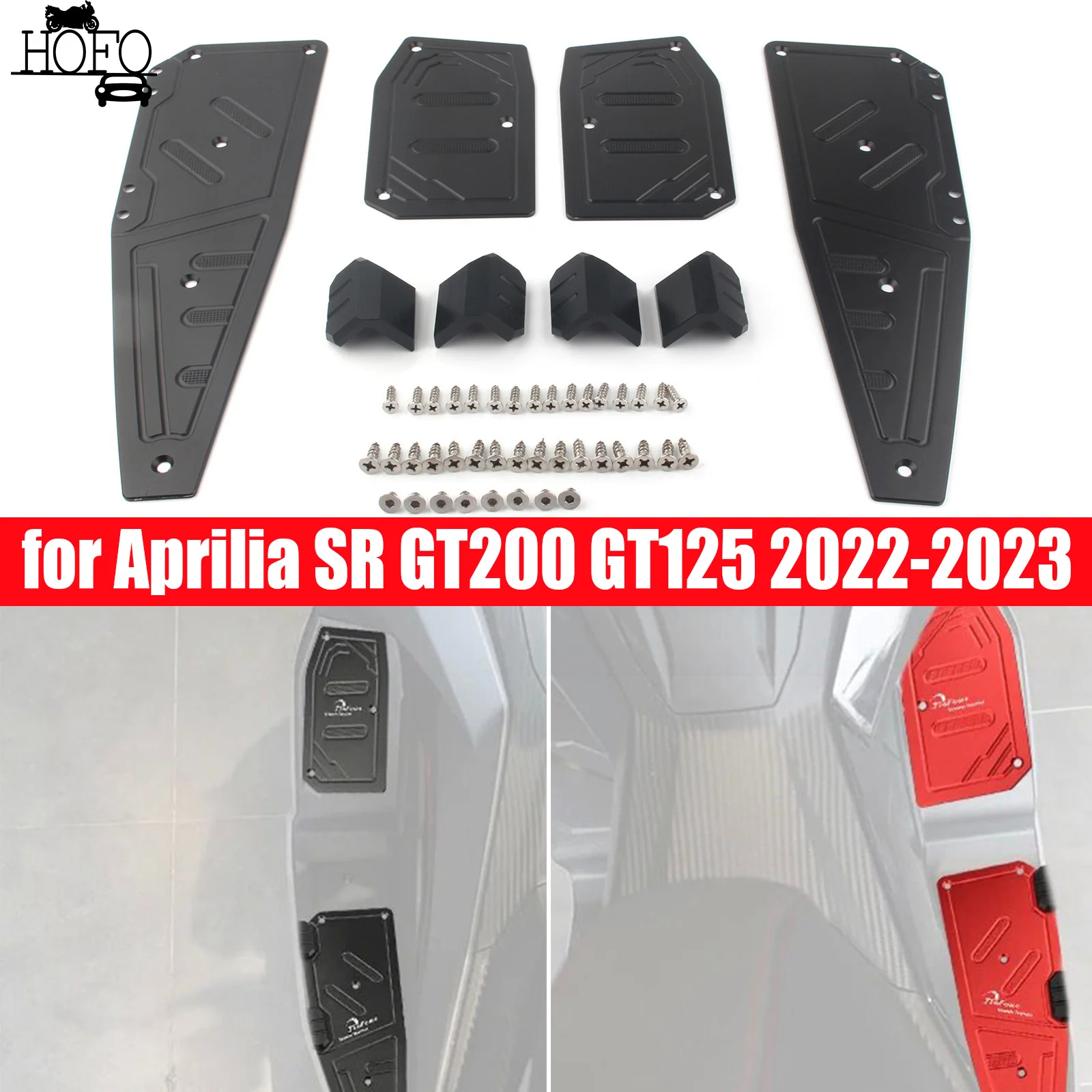 

Motorcycle Footrest Non slip foot pedal pad Footboard Step Footpad For SR GT200 SR GT125