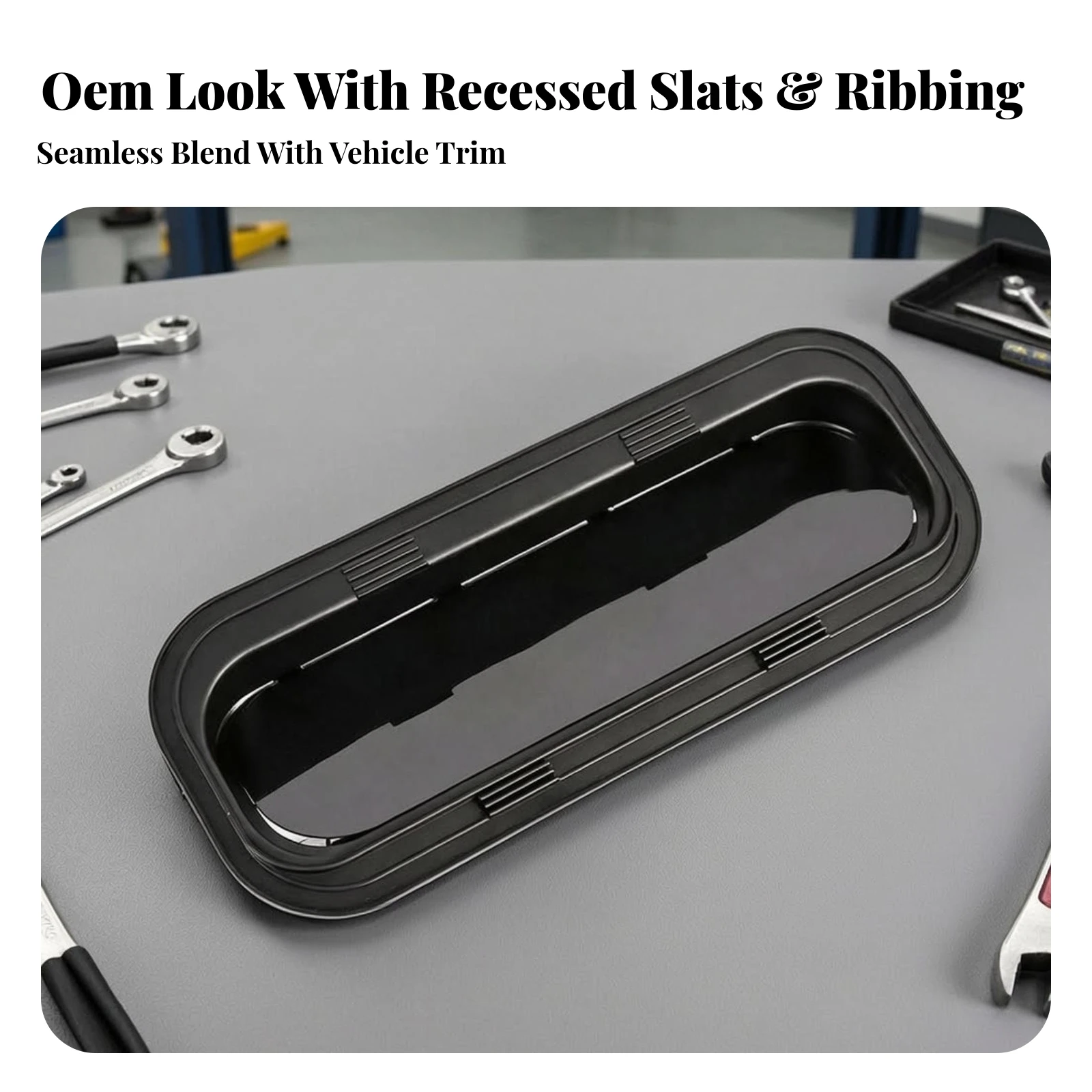 Rear Spoiler Vent Grille Replacement Spoiler Side Vent Automotive Body Fitting High Quality Car Part Sleek for Mechanics