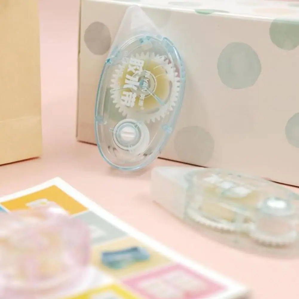 Adhesive Tape Compact Double Tape Roller for Mess-free Application Portable Adhesive Scrapbook Tape Dispenser Runner Office
