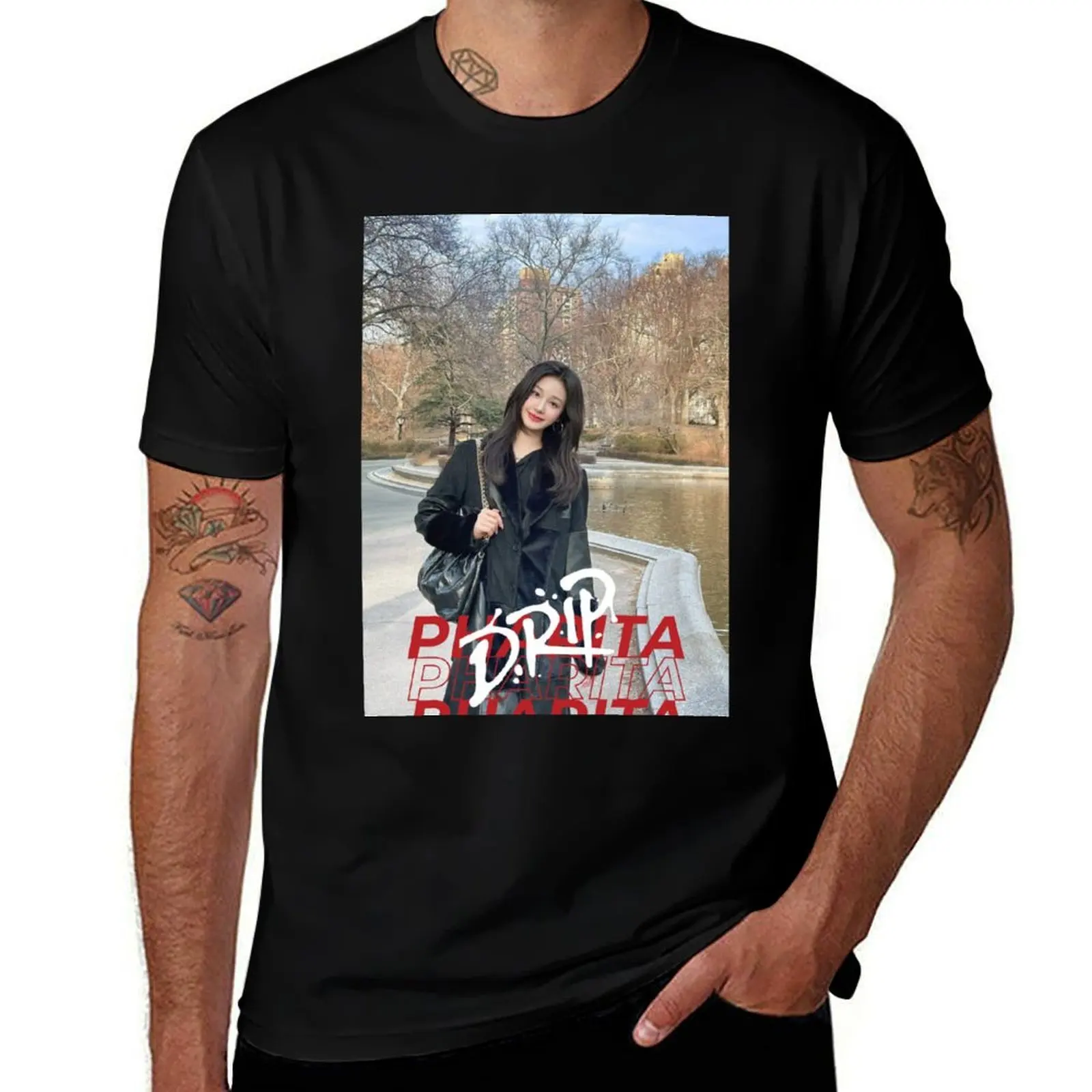 

BABYMONSTER DRIP PHARITA FOREVER LIKE THAT LOVE IN MY HEART BILLIONAIRE CLIK CLAK MONTIEZ T-Shirt plus sizes anime shirts men