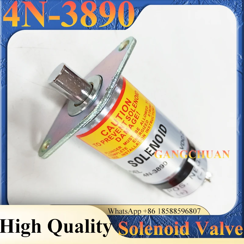 4N-3890 4N3890 Solenoid Valve 24V Fit Engine 3306 3406B 3406C 3408 For Excavator E330 E345 E350 Excavator Spare Parts