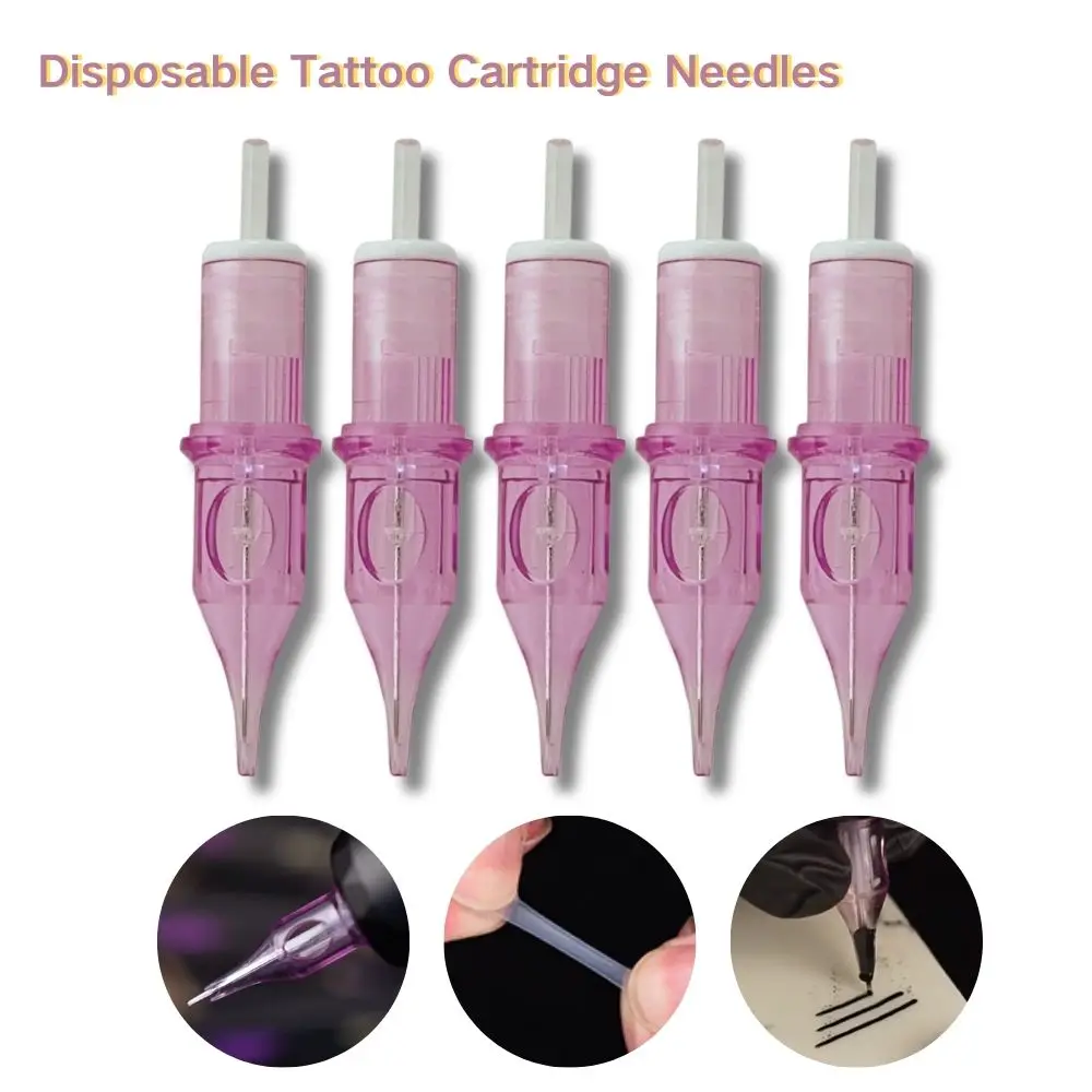 إبر ماكياج دائم نظام خرطوشة معقمة يمكن التخلص منها RL/RS/RM/M1 0.35 مللي متر إبر الوشم لآلة القلم الدوارة الحاجب #1