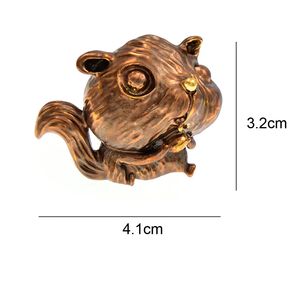 CINDY XIANG 3 Colors For Choose Enamel Squirrel Brooches For Women And Men Unisex Animal Pins Fashion Jewelry High Quality Gifts