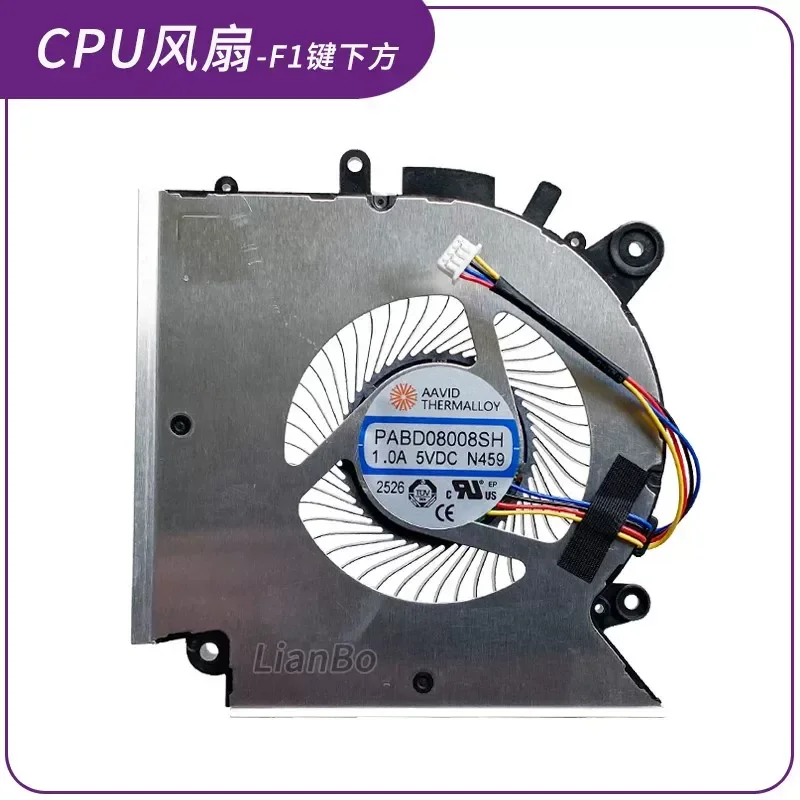 for MSI MS-1582 MS-1583 MS-17L1 MS-17L2 17L5 Notebook CPU Cooling Fan