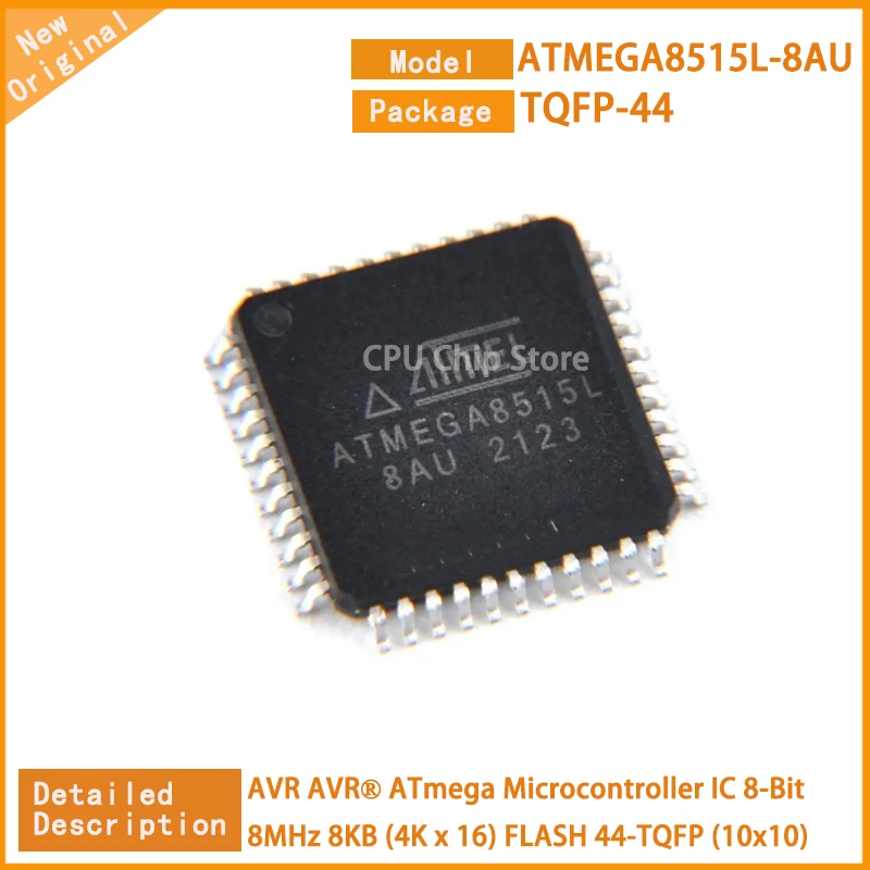 1~5Pcs New Original ATMEGA8515L-8AU ATMEGA8515L  AVR® ATmega Microcontroller IC 8-Bit 8MHz 8KB (4K x 16) FLASH 44-TQFP (10x10)