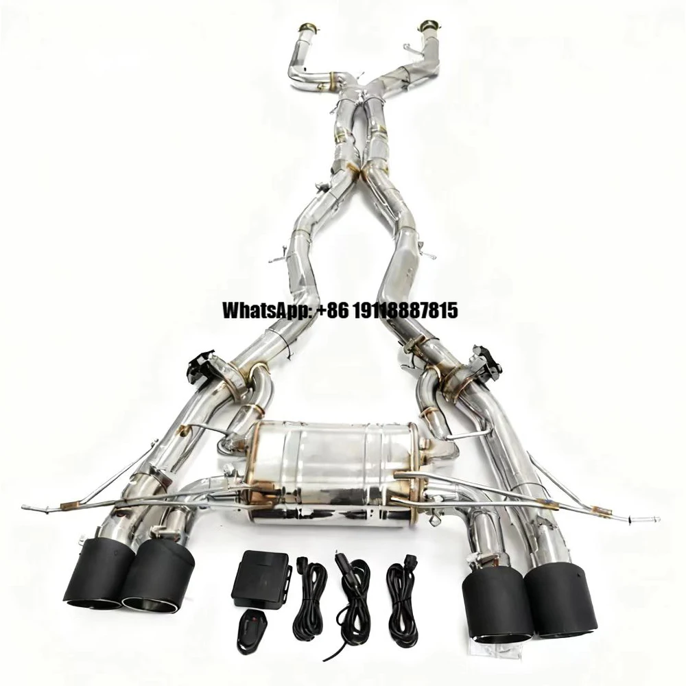 

GDR for BMW E92 M3 Universal Fit Full-System Stainless Steel 1.5mm Thick Mirror Polished Intelligent Valved Exhaust Pipe 2-Year