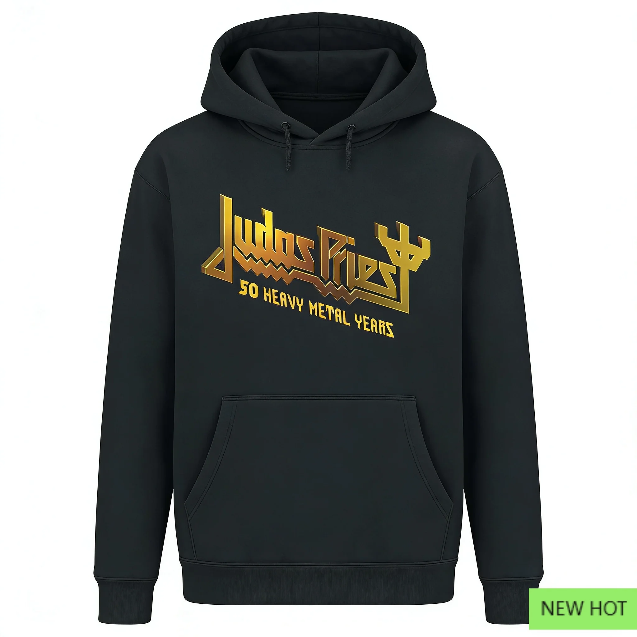 

Толстовка с капюшоном в честь 50-летия Judas Priest, толстовка в стиле хэви-метал, идеально подходит для фанатов, который любит группы Milestone и металлический стиль