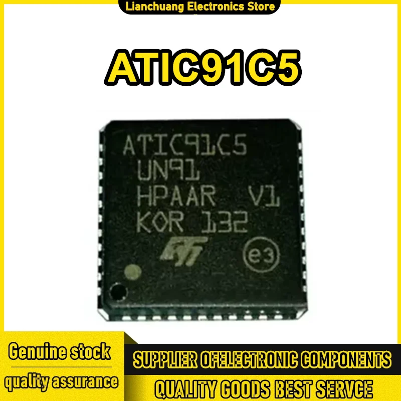 5PCS 100% New&original ATIC91C5 ATIC91C5UN91 ATIC91C5 UN91 QFN-44