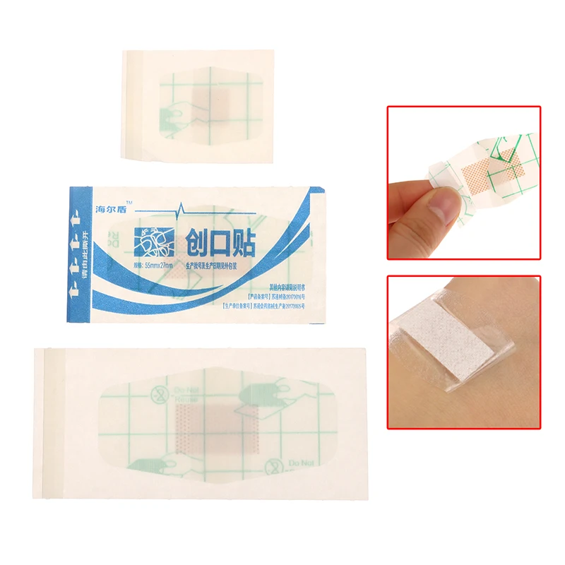 10Sheets/set Transparent Band Aid Waterproof Wound Dressing Plaster Skin Patch Adhesive Bandages For Children Adults Plaster