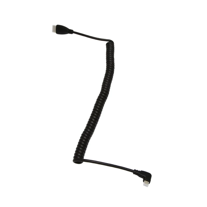 Left-Angled Micro- To  Male Cable Stretched Length For Cameras