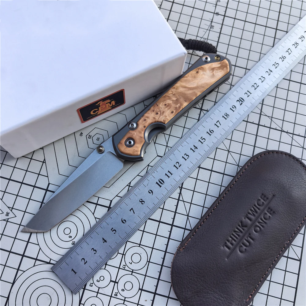 Sebenza 31 Folding Knife M390 Steel Blade Titanium Alloy Handle Copper Gasket Camping Outdoor Survival Hunting Knife EDC Tool