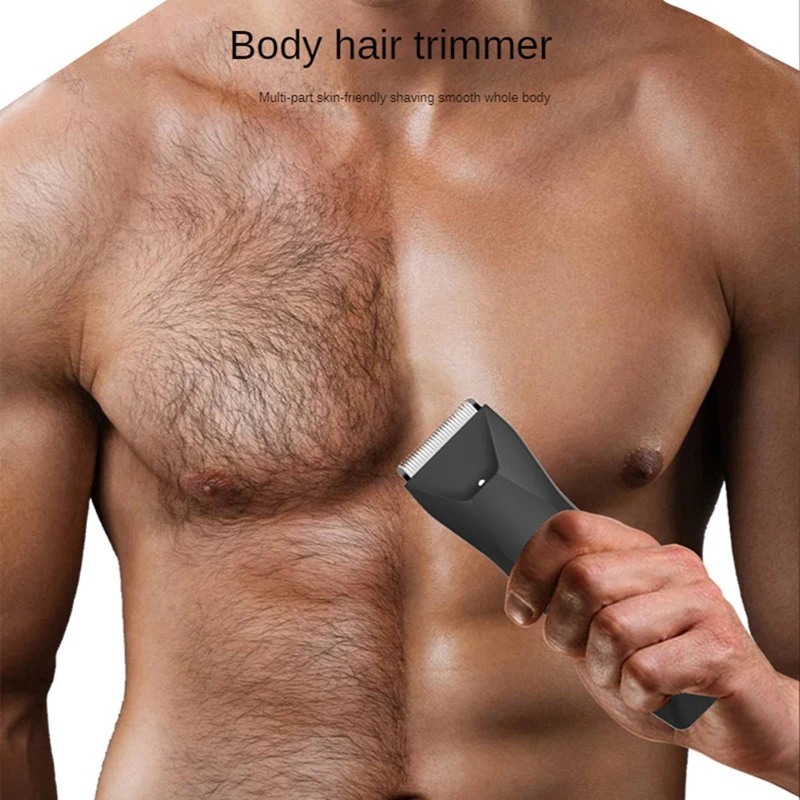 Aparador elétrico do cabelo para homens, Body Groomer, Barbeador De Barba, Clippers LED