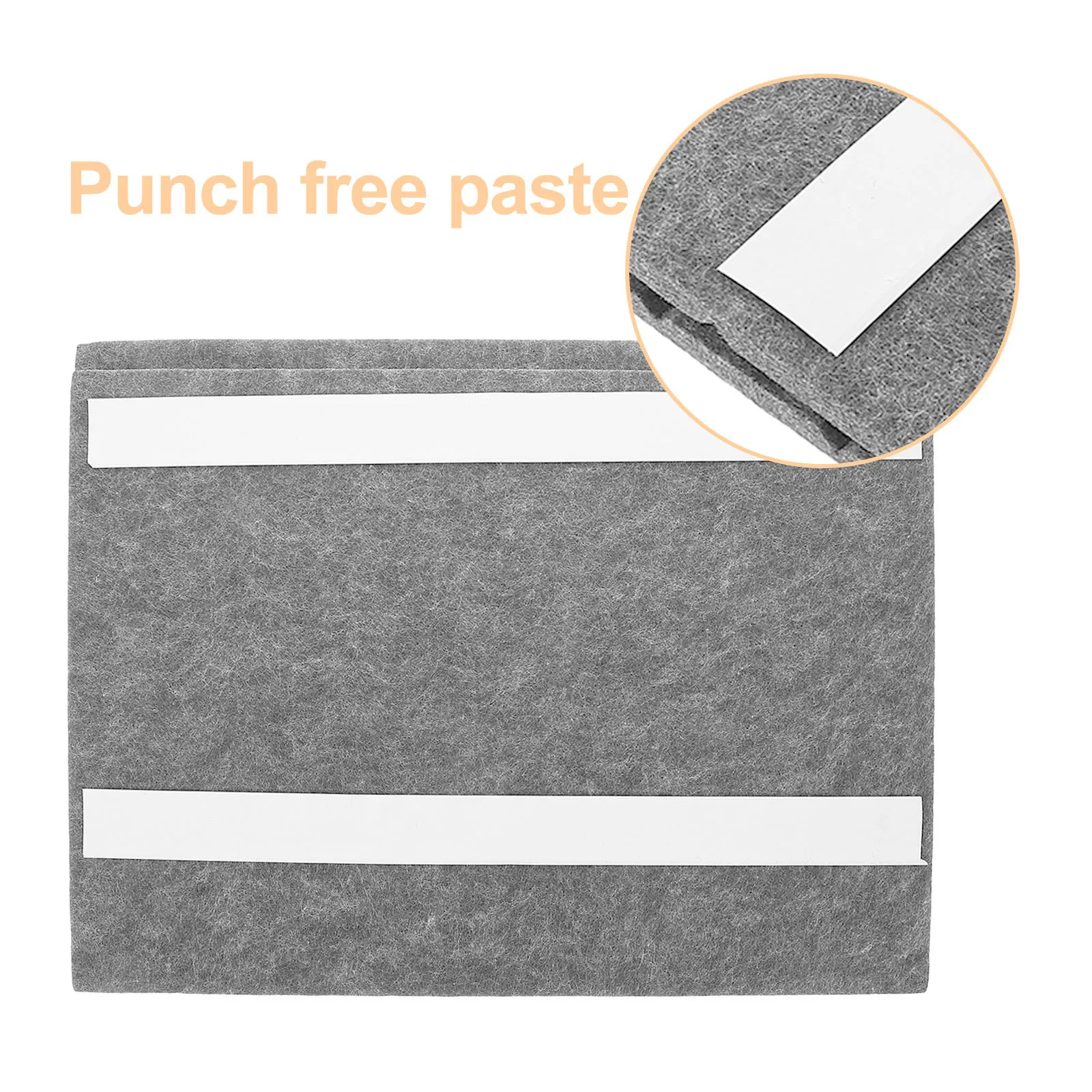 Self-Adhesive Felt Bulletin Board Stripes for Wall Photo Memo Display Decorative Pin Board for Office Home School