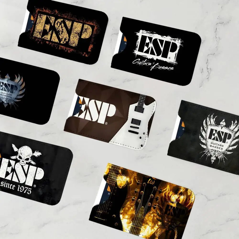 E-Esp G-Guitars Card Protect Credit Bank Card Holder Case Slim Wallet Protector for Men Travel Shopping