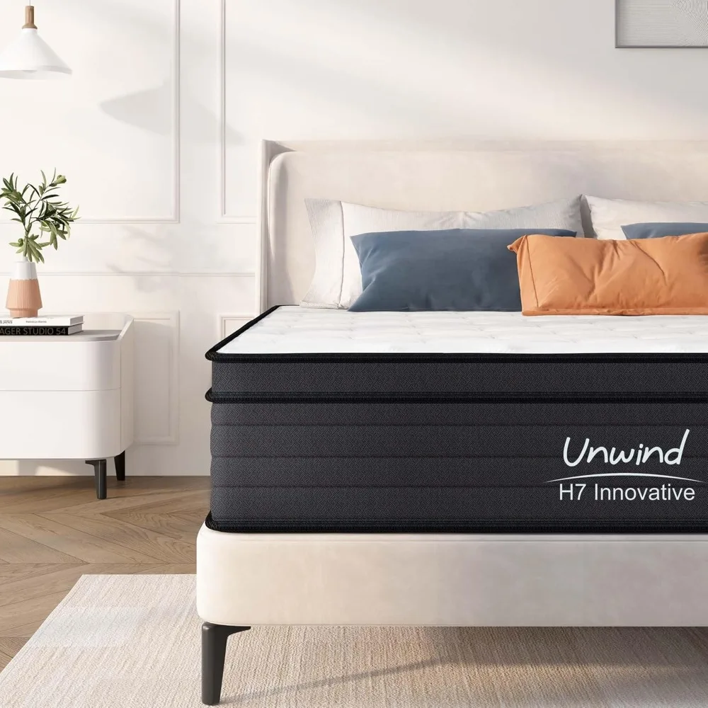 

Twin Mattress,10 Inch Twin Size Mattress,Hybrid Mattress Twin In a Box,With Gel Memory Foam Individually Pocketed Innerspring,Me