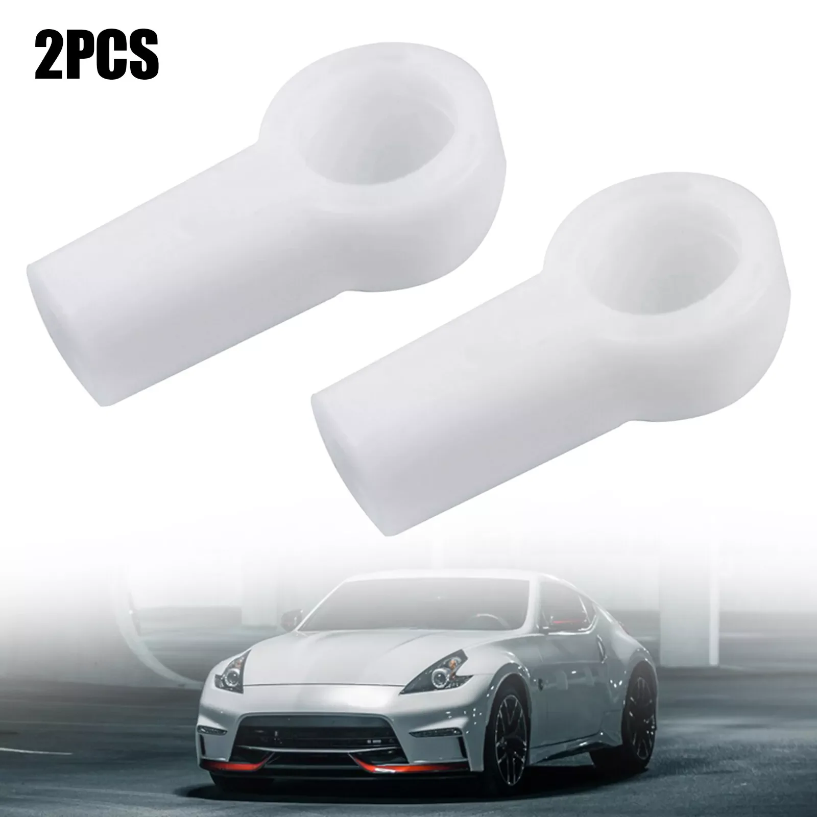 

2pcs Plastic Top Push Rod Joint Roof Push For Porsche Boxster 986 987 4x2cm Car Top Push Rod Joint Cap Convertible Replacement