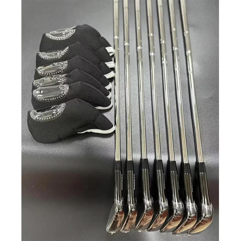 Find Similar Icon New 790 Silvery Golf Iron Complete Golf Club Set 4-9P Steel/Graphite Shaft S Flex 7pcs Black Headcover