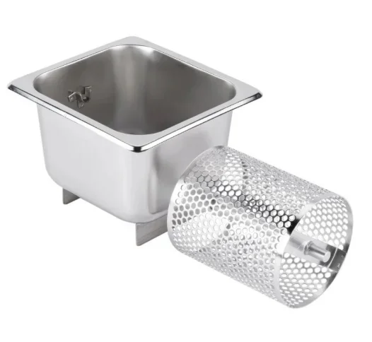 

American-style hamburger shop butter roller, a special street vending tool for hamburger butter, stainless steel butter