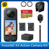 Insta360 X3 Action Camera 1800mAh Battery 5.7K Video 10M Waterproof FlowState Stabilization Insta 360 ONE X 3 Sports Camera